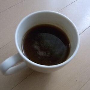 風邪引きには♪　金時生姜湯で甘いコーヒー